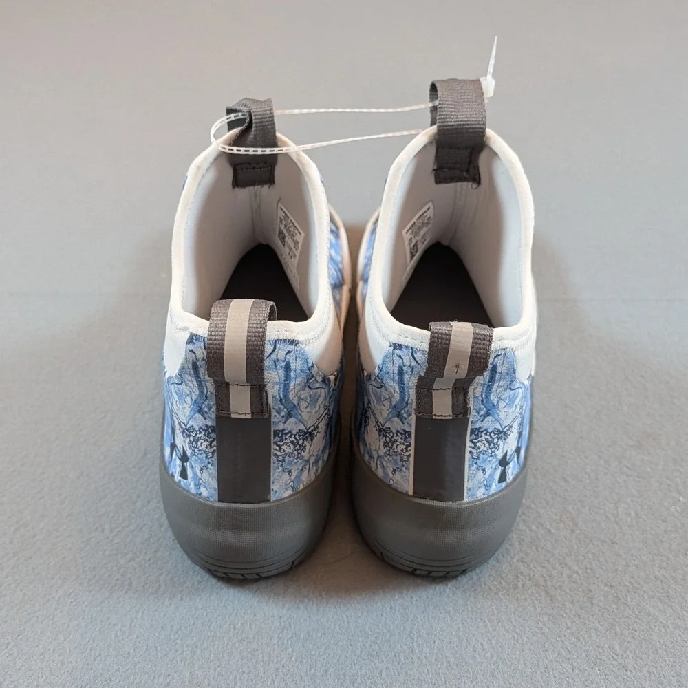 Under Armour Shoreman Deck Printed‎ Mens Fishing Shoes Size 8.5 Blue Camo
